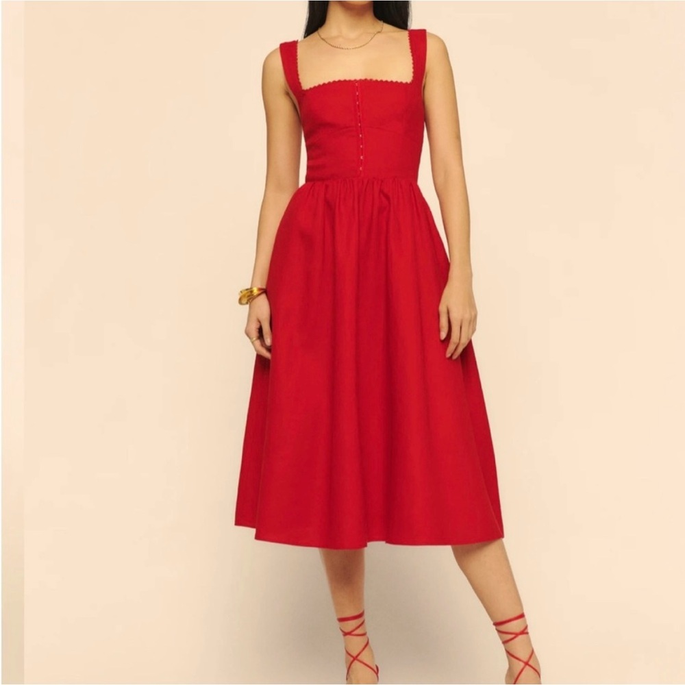 ISO reformation Tagiatelle Midi Dress